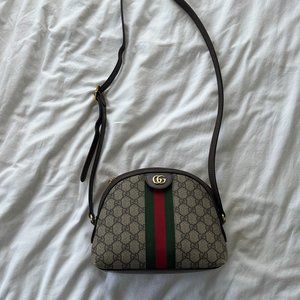 Gucci Ophidia Dome Shoulder Bag - GG Coated Canvas - Small - Print - Great